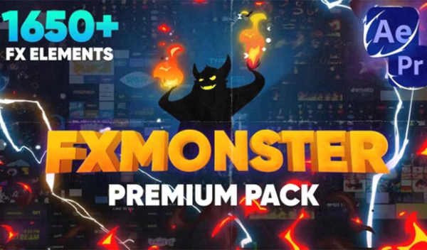 FX Monster - Premium Pack [1650+ 2D FX Elements]