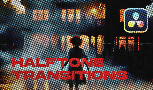 Videohive - Halftone Dots Transitions | DaVinci Resolve