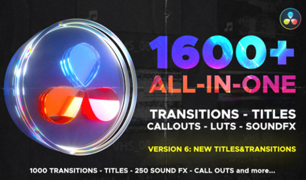 Videohive - Transitions Library for DaVinci Resolve