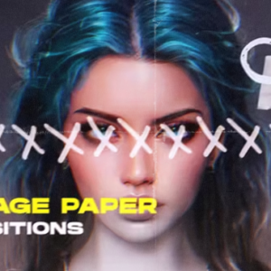 Videohive - Vintage Paper Transitions