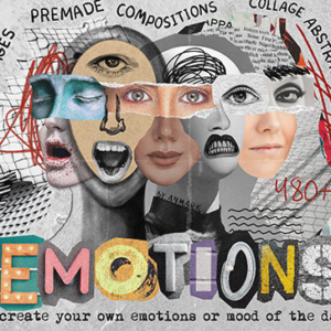 Creative Market - Emotions. Collage & Illustrations