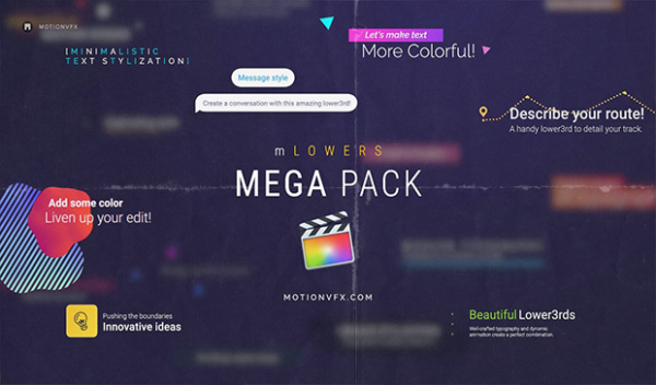 MotionVFX - mLowers Mega Pack