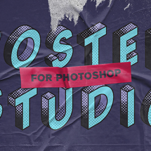 Creative Market - Glued Poster Templates