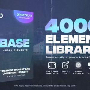 Videohive - AtomX BASE Transitions and Motion Graphics