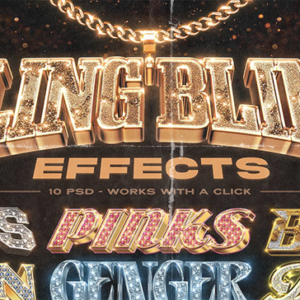 Bling Bling Logo and Text Effects