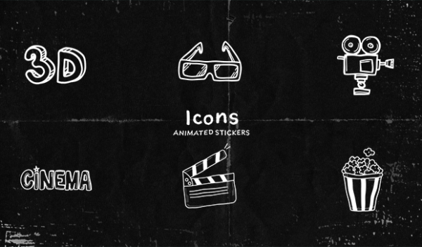 Videohive - Animated Stickers