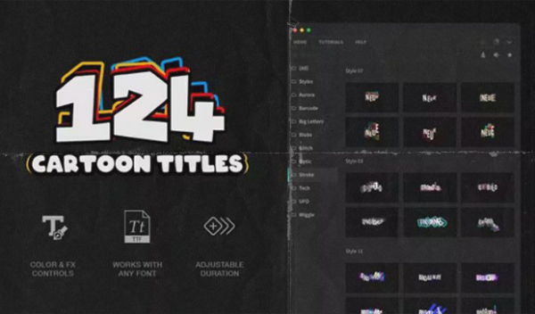 Videohive - Cartoon Titles for PP & AE