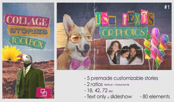 Videohive - Collage Stories Toolbox for After Effects