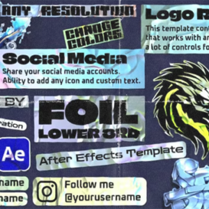 Videohive - Foil Lower Third for After Effects