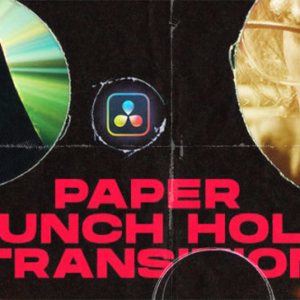 Videohive - Paper Punch Hole Transitions DVR
