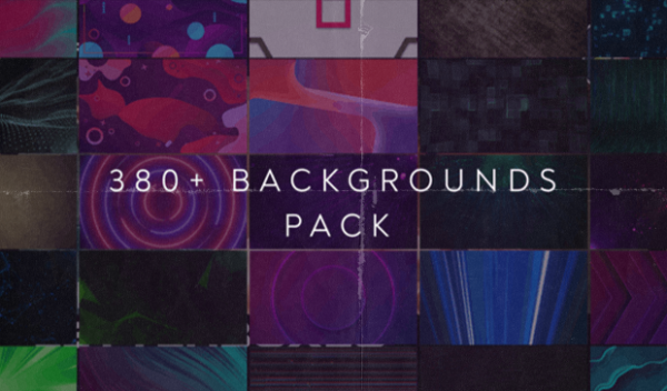 Videohive - 380+ Backgrounds Pack AE