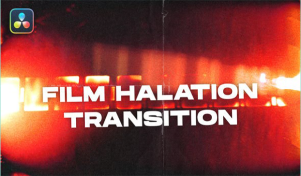 Videohive - Film Halation Transitions Vol 2 DaVinci Resolve