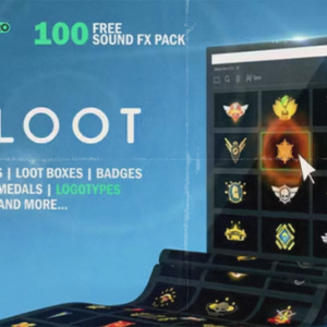 Videohive - Loot 1500 Elements Logo Achivements Badges Awards Medals