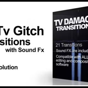 Videohive - Transitions TV Damage