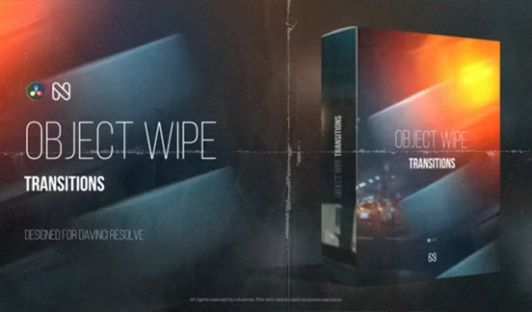 Videohive - Object Wipe Transitions for DaVinci Resolve