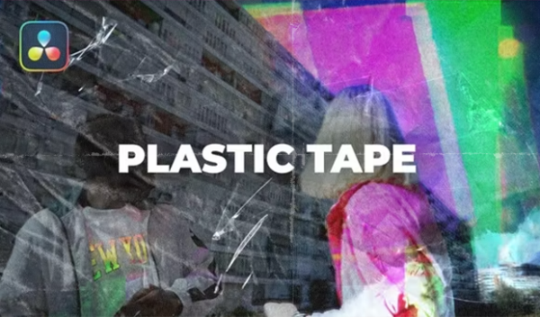 Videohive - Plastic Tape Transitions