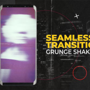 Videohive - Vertical Grunge Shake Transitions