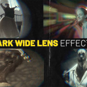 Dark Wide Lens for Premiere Pro