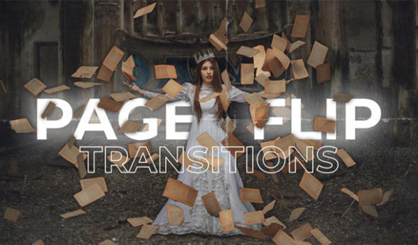 Page Flip Transitions for DaVinci Resolve