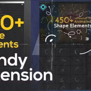 Shape Elements Pack Extension 450 Elements