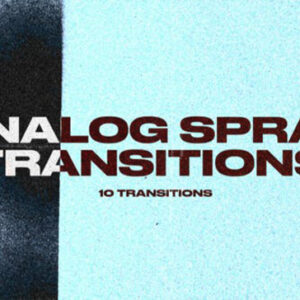 Analog Spray Transitions for Final Cut