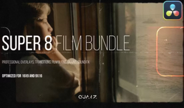 Super 8 Film Bundle for Davinci Resolve