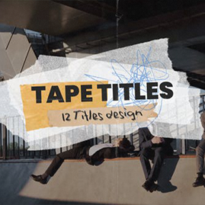 Tape Titles MOGRT