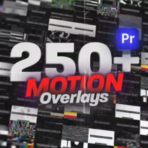 250 Motion Overlays Pack for Premiere Pro