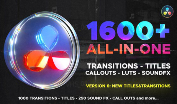 Transitions Library for DaVinci Resolve
