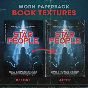 Worn 80s Paperback Book Textures