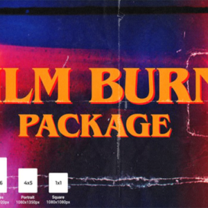 Film Burns Package for FCPX & DVR