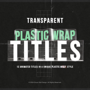 Plastic Wrap Titles for After Effects