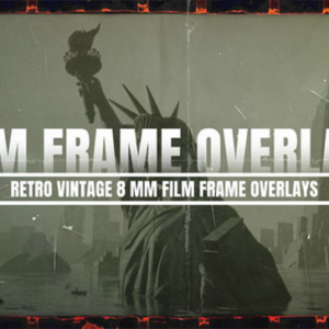 Retro Vintage 8mm Film Frame Overlays