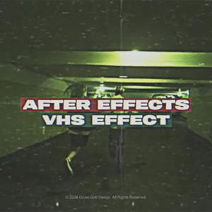 VHS Overlay Effect for After Effects