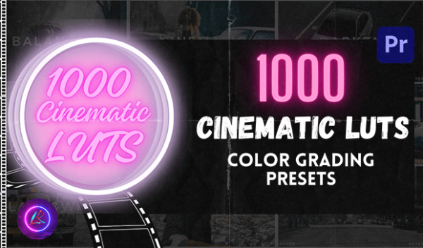 1000 Cinematic Color Presets LUT Pack