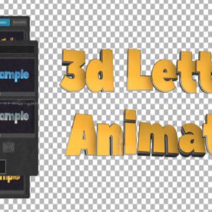 Aescripts - 3D Letters Animator