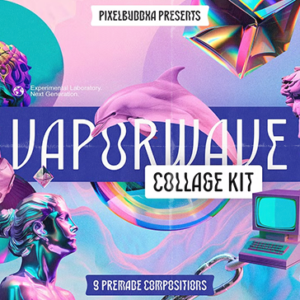 Creative Market - Vaporwave Collage Kit