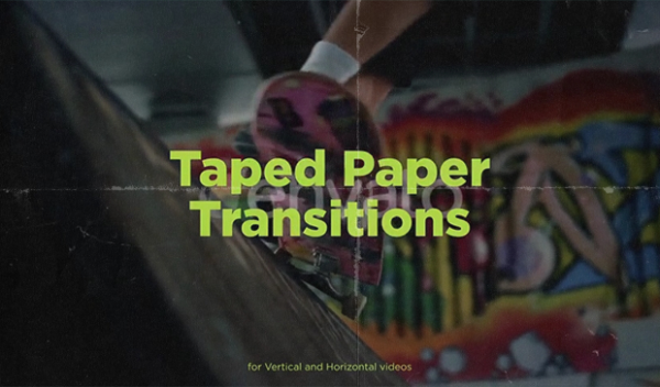 Taped Paper Transitions