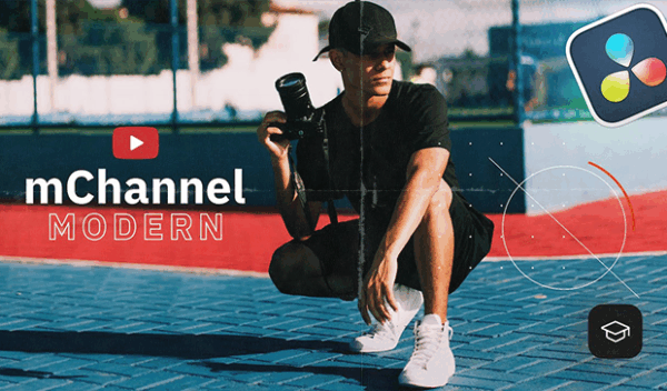 MotionVFX - mChannel Modern for DaVinci Resolve