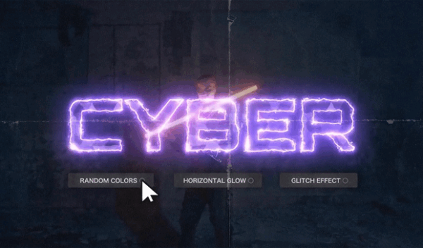 Cyberpunk Text Animator for DaVinci Resolve