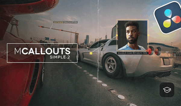 MotionVFX - mCallouts Simple 2 for DaVinci Resolve