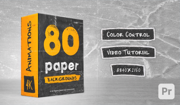 Paper Backgrounds Pack MOGRT