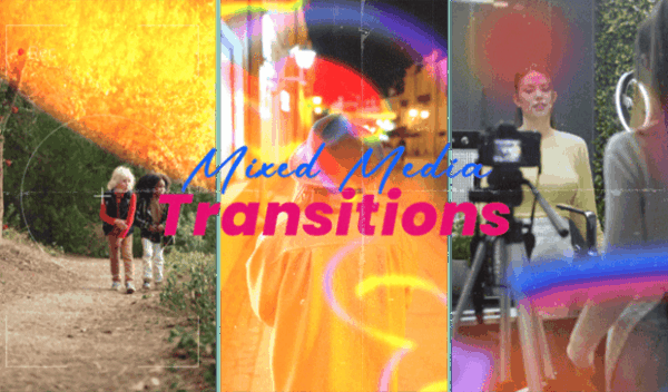 Vertical Film Burn Transitions