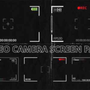 Video Camera Screen Pack for DaVinci Resolve