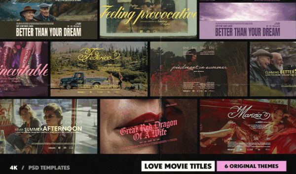 Love Movie Titles Collection