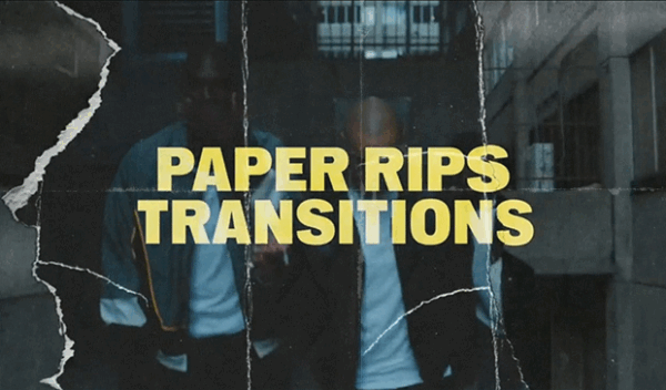 Paper Rips Folds Transitions for Premiere Pro