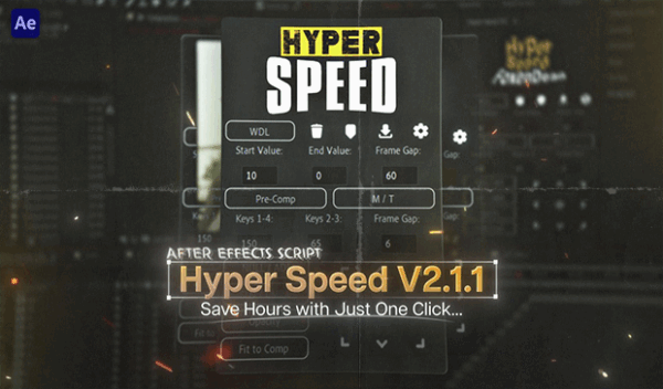 Hyper Speed Script for After Effects