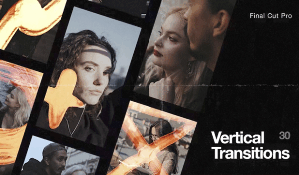 Vertical Grit Transitions for Final Cut