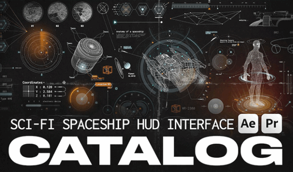 Sci-fi Spaceship HUD Interface