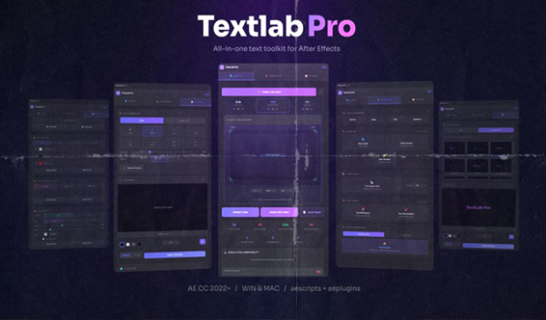 Aescripts - Textlab Pro v1.0